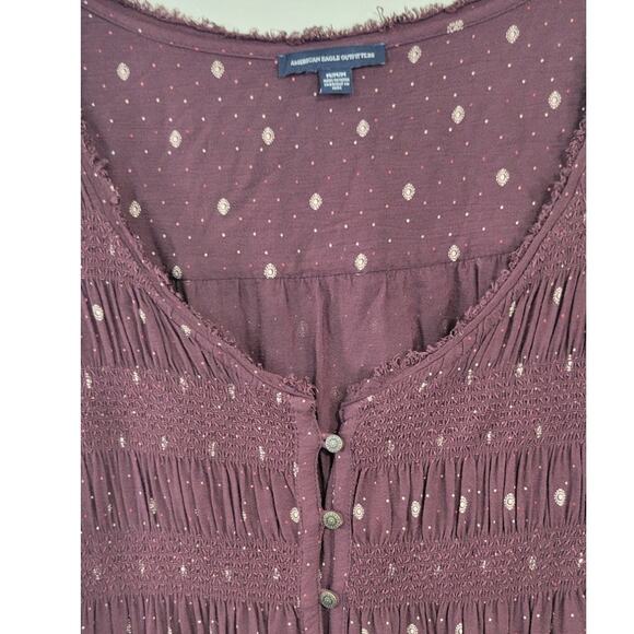 American Eagle Outfitters Dress Womens Medium Boho Chic Fairy Cowgirl Whimsical - Picture 2 of 9